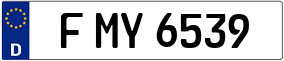 Truck License Plate